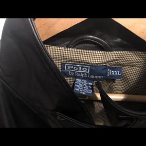 Polo men’s XXL leather coat